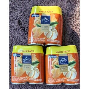 Lot of 3 - 2 Pack Glade Pumpkin & Ginger Auromatic Spray Refill
